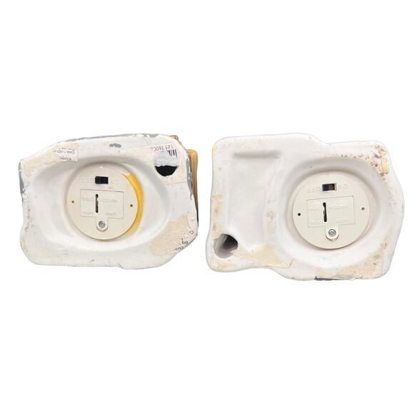 Christmas Village Candy Bake Shop Ceramic House Seasonal Decor Set of 2 - Picture 8 of 9